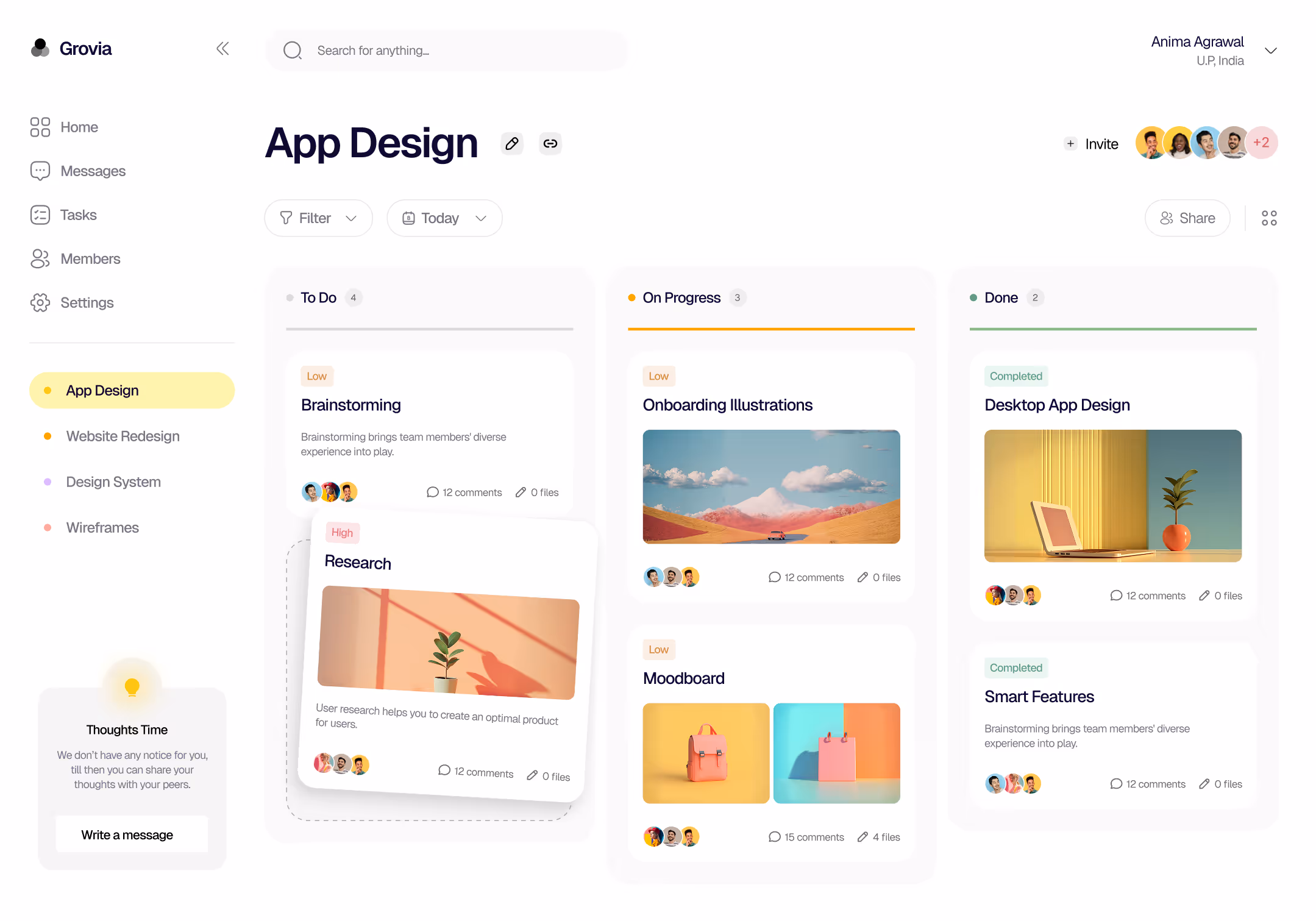 Dashboard UI
